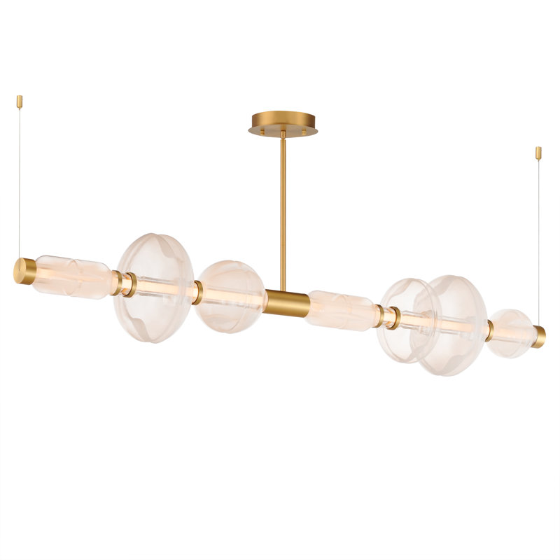 Gusto 1 - Light LED Pendant, Gold, Cloud White/Fog