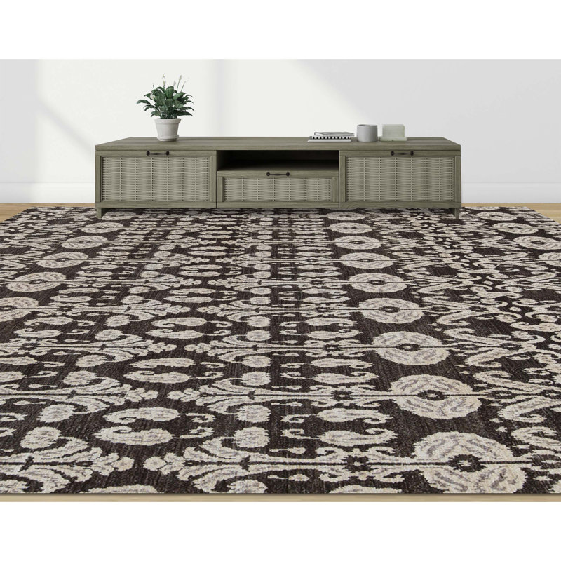 Wool Ikat Area Rug