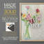 «Painterly Soft Bouquet I», reproduction encadrée de qualité supérieure - prête à être accrochée - aucun clou requis - aucun clou requis-710188025-710188026