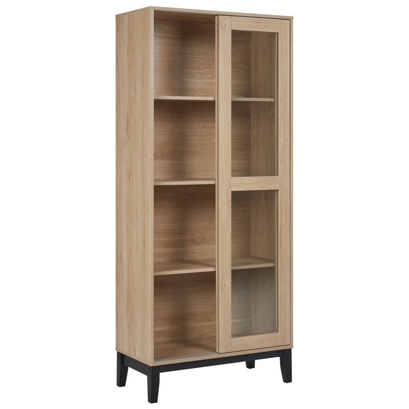 Anze Display Cabinet, Brown