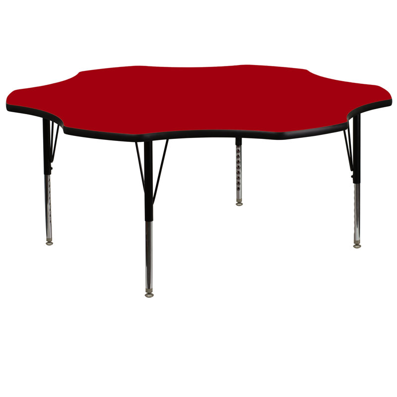 Table d'activité Goddard, Rouge, Non, 16" - 25"