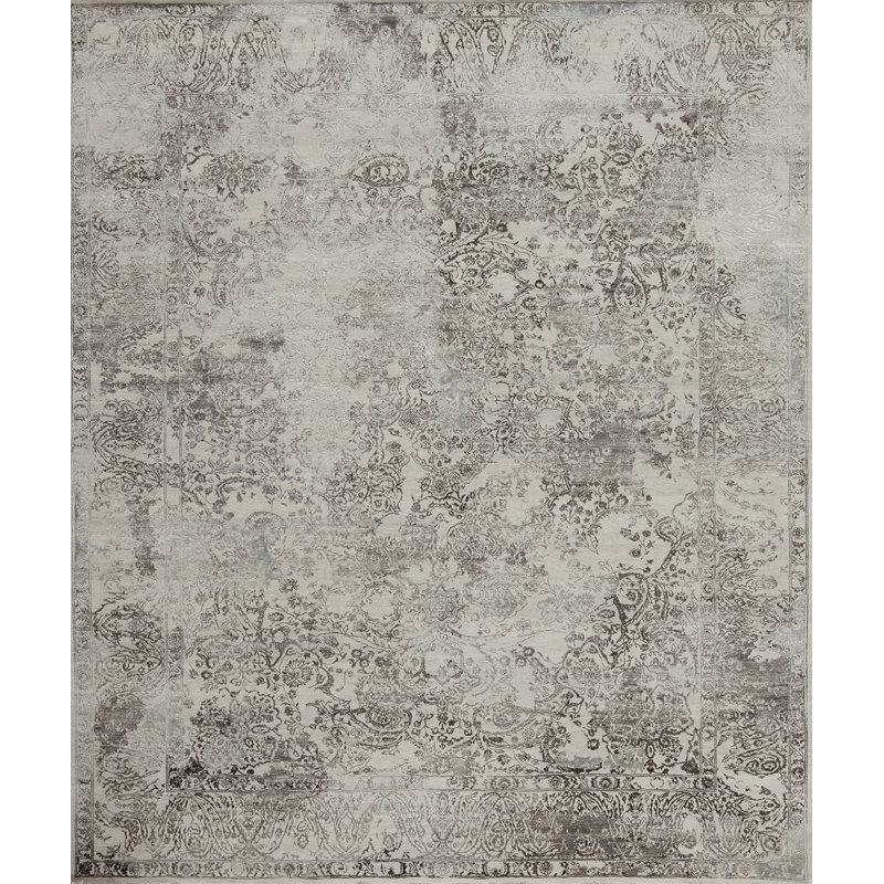 Amour Hand Knotted Area Rug, Rectangle 2' x 3'