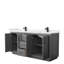 Icon 72" Double Bathroom Vanity Set-266102330-266102331-266102332