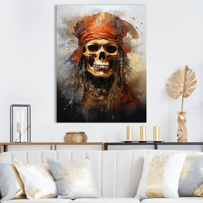 Pirate Jolly Roger - impression sur toile tendue