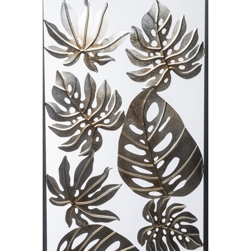 Coastal Wall Decor on Metal, Matt Brushed Nickel