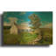 «Imaginaire» par Philippe Sainte, art mural en métal doré, 16 po x 12 po-133681065