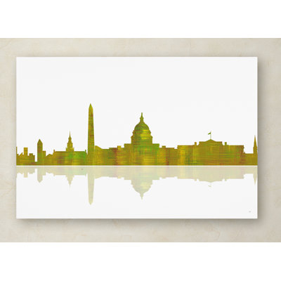 « washington dc horizon », impression sur toile tendue