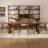 Light-walnut Rectangular Solid Wood Dining Table-280604669