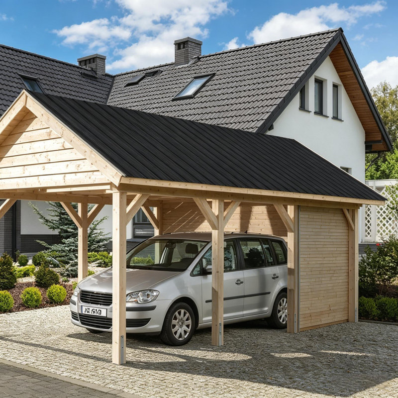 Paquet de 20 panneaux de toiture en métal pour abri de voiture / remise / patio, H 60 po x l 16,8 po x P 0,1 po, Gris