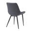 Grey Retro Bucket Style Dining Chair 