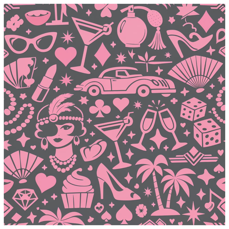 Tapis de bain Retro Glamour, L 24 po x L 17 po
