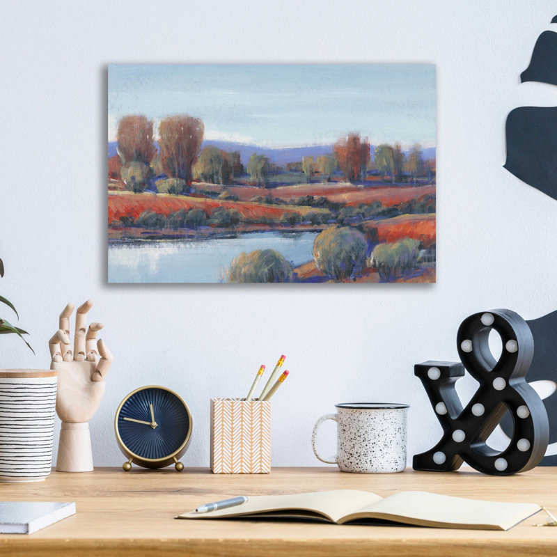 «Hidden Creek I» par Tim O'Toole, art mural en verre acrylique, H 12 po x l 16 po x P 0,13 po