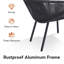 Ensemble repas d'extérieur en aluminium pour 10 personnes avec table rectangulaire extensible, coussins inclus-901510689