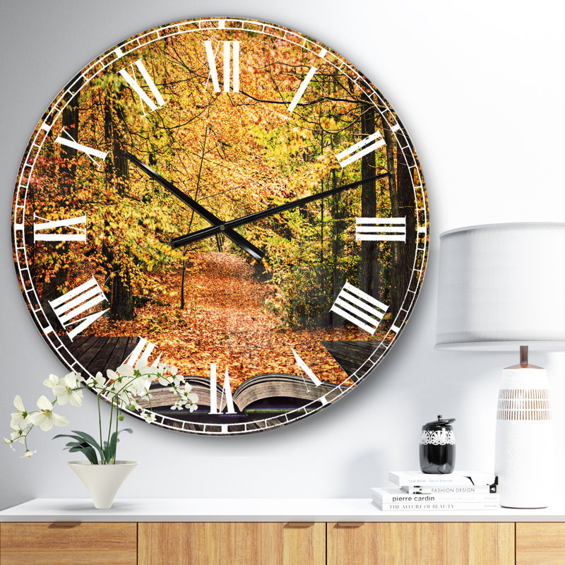 Horloge murale paysage, Moyenne