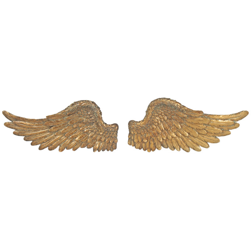 Religious & Spiritual Wall Decor on Resin, Small, Gold