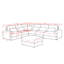 Canapé modulaire 7 pièces 7 pièces-1611592961