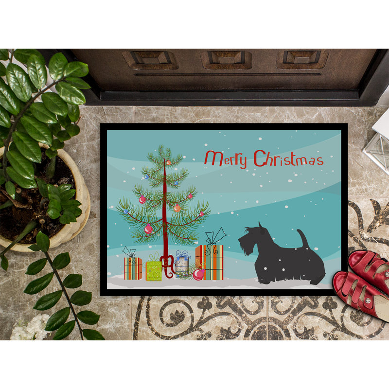 Non-Slip Christmas Indoor Doormat, Rectangle 2' x 3'