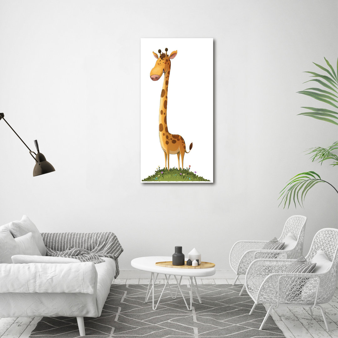 Giraffe - Kunstdrucke auf Segeltuch