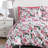 Betsey Johnson Blooming Roses Reversible Pink Duvet Cover Set-61052715