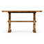 Casually Country Walnut Wood Dining Table-23515294-23515295