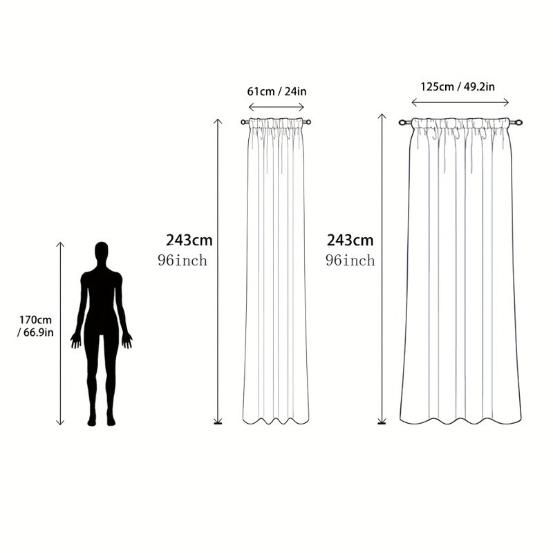 2pcs 24W*96H Inch Screen Curtain Starry Sky Sequins Wear Rod Curtain, Used For Wedding Background Wall Stage Mending Gauze Curtain Wedding Decoration Scene Layout Large Size 125*243cm Red/Gold