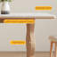 Ensemble de table de salle à manger à pieds ondulés en pierre frittée-110775059