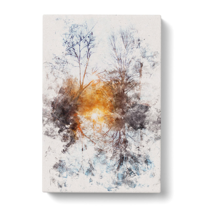 Trees - Wrapped Canvas Graphic Art Print, 91cm H x 60cm W x 4cm D