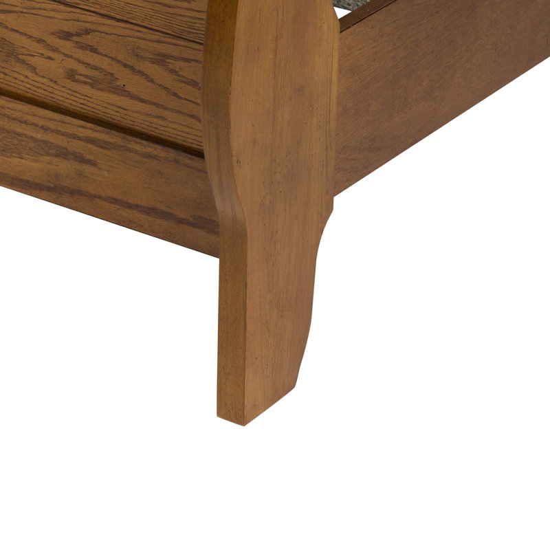 Oconee Sleigh Bed, Natural, Full