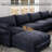 Modern Chenille Modular Armchairs (Set Of 2)-506592963