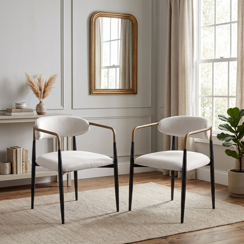 Hillard Dining Chairs, Cream