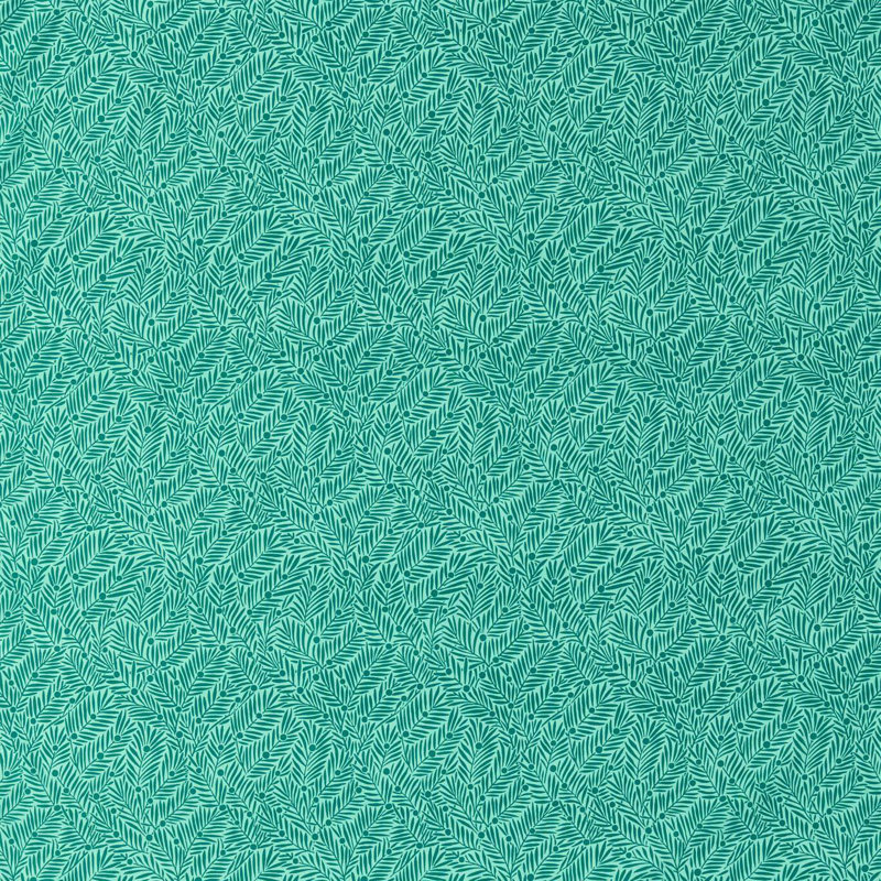 Bedford Park Yew & Aril Fabric, Teal