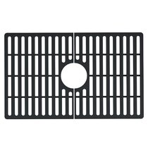 SAMSIER Sink Protectors for Kitchen Sink  16x12&19x14&21x16&22x13&24x13&26x14&28x14&30x16, Large Silicone Sink Mats  Grid for Bottom of Farmhouse