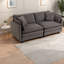 Canapé modulaire antique en chenille gris, canapé-lit multifonctionnel pour la maison