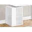 Modern Computer Desk With Reversible Bookcase-712790759