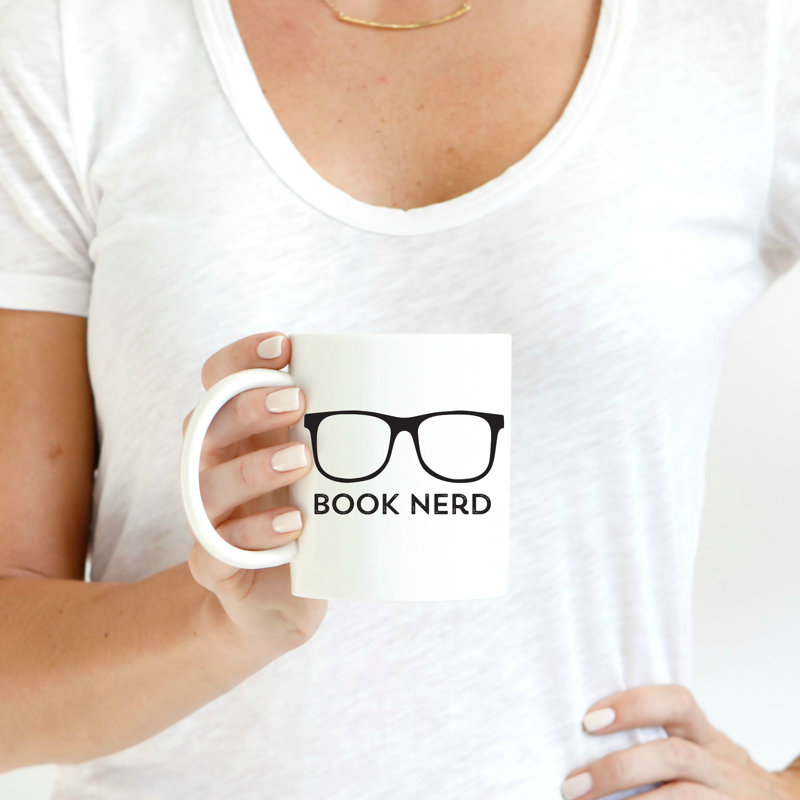 Grande tasse à café book nerd