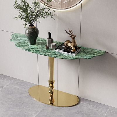 American-style sintered stone console table