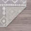 Tapis gris à motif géométrique Backlund-190801921