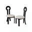 Chaise en caoutchouc et bois massif-1459888652