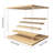 5 Tier Acrylic Wood Display Case With Light