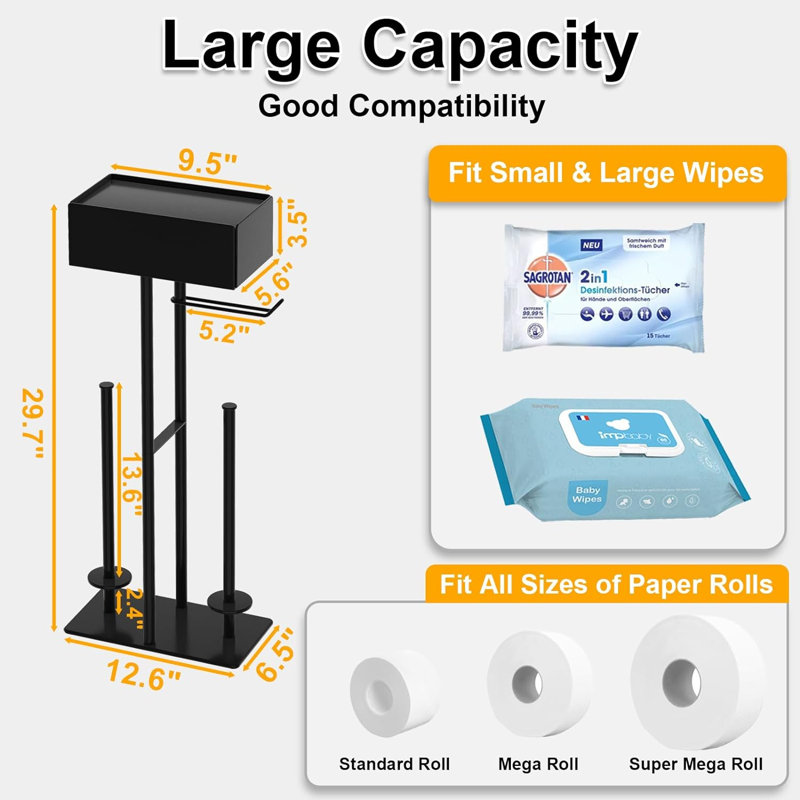 Porte-serviette en acier inoxydable