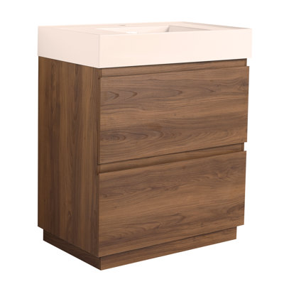 Armoire de meuble-lavabo simple 30 po avec double tiroir 30 po