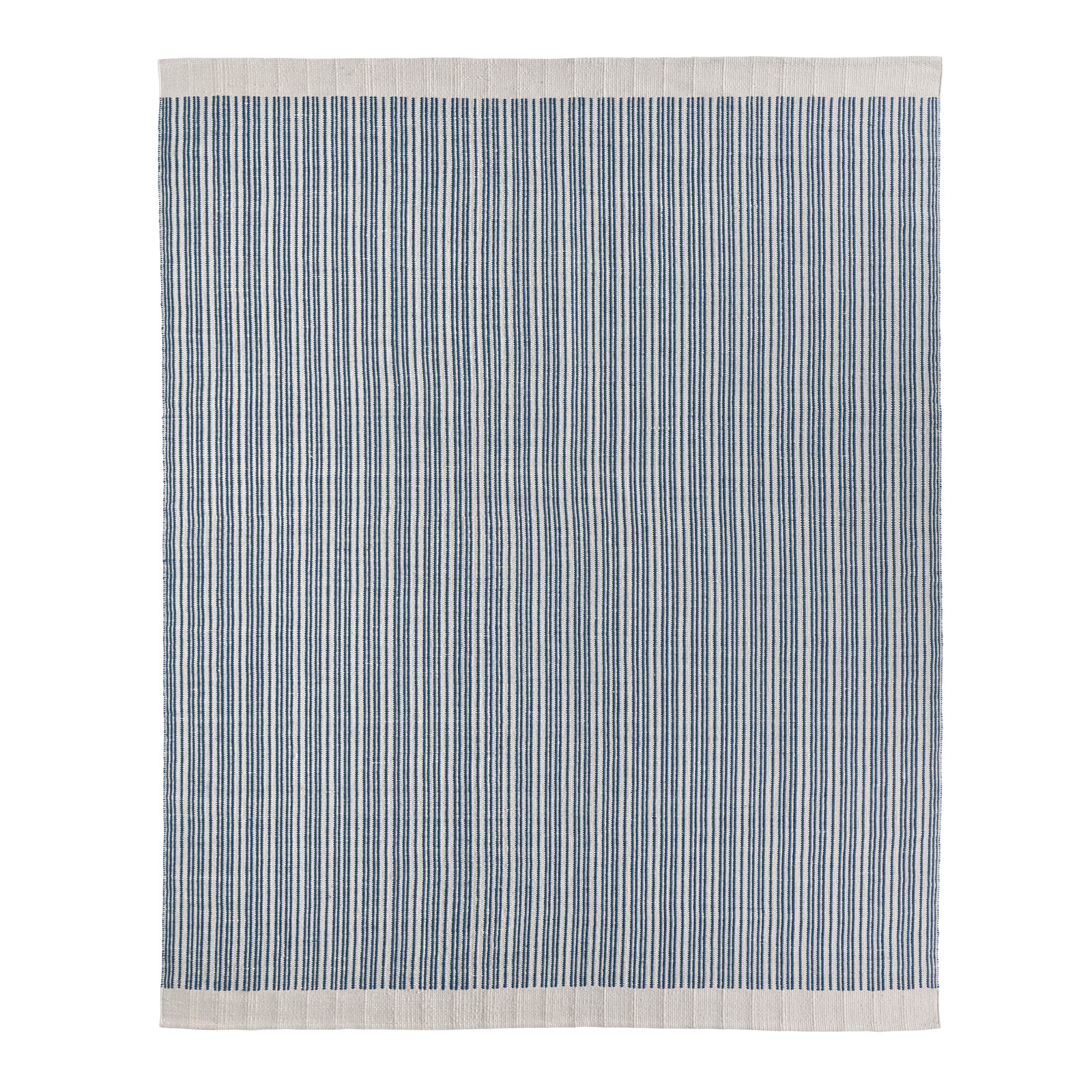 Chandlee Hand-Woven Striped Outdoor Rug, Rectangle 6' x 9'