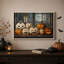 «White and Orange», citrouilles sculptées par Candlelit-1994365919