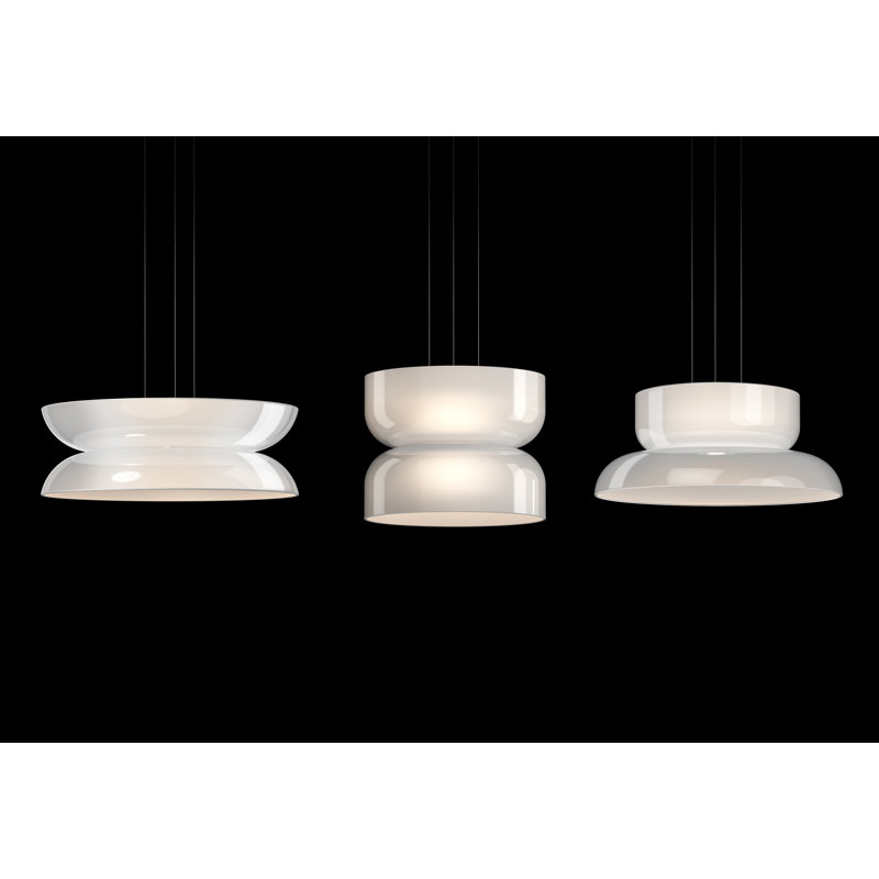 Luminaire suspendu géométrique à 2 lumières Totem