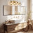 Dimmable Bathroom Vanity Lights With Clear Shade-1880891552