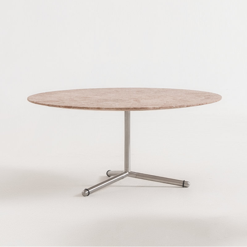 Roots Outdoor Oval Coffee Table, 17.55" D x 35.4" L x 10.6" H