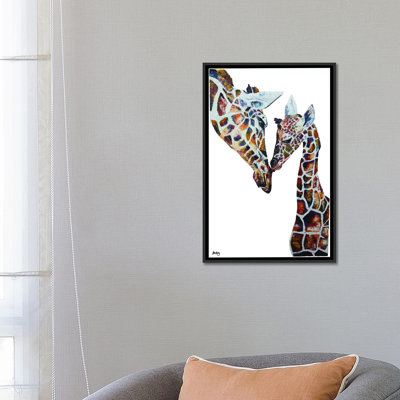 «Daisy & Holly», peinture sur toile tendue