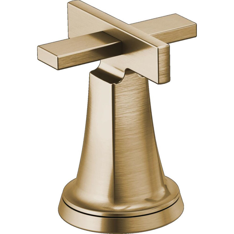 Levoir® Two-Handle Wall Mount Lavatory Faucet, Luxe Gold, High Cross Handle, 1.5