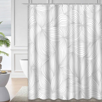 Rideau de douche Wavy Doodle