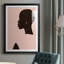 Silhouette rose I - Silhouette rose I - Impression sur-2112339637-2112339592